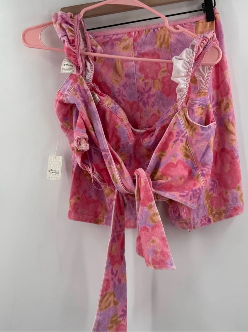 Free People Get Physical Set Hot Pink Rose Size Small Yoga Athletic Wear (158) - Picture 7 of 8